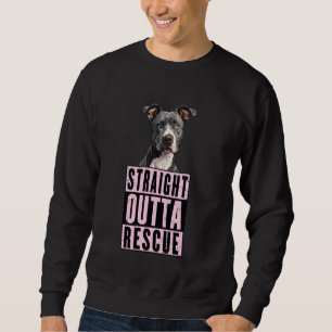 Moletom Direto do Resgate Pit Bulls Homem Mulher Adolescen
