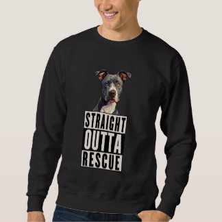 Moletom Direto do Resgate Pit Bulls Homens Mulheres Adoles