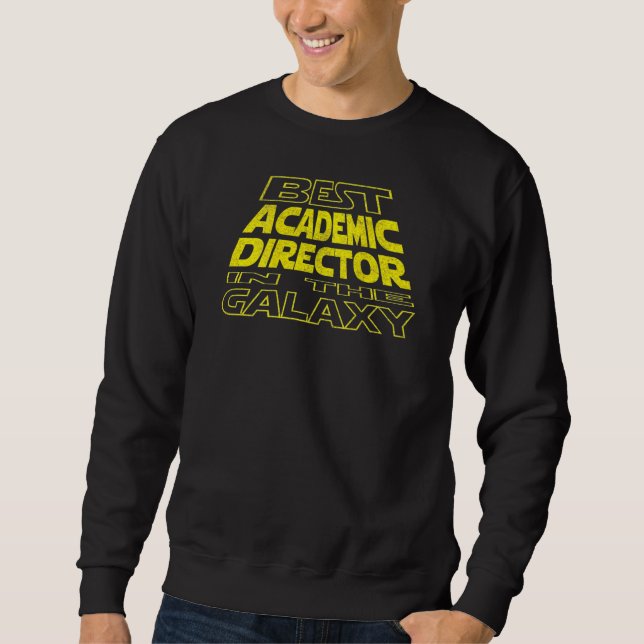 Moletom Diretor Acadêmico  Design Espaço Posterior (Frente)