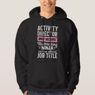 Moletom Diretor de Atividades Ninja Apreciação de Atividad