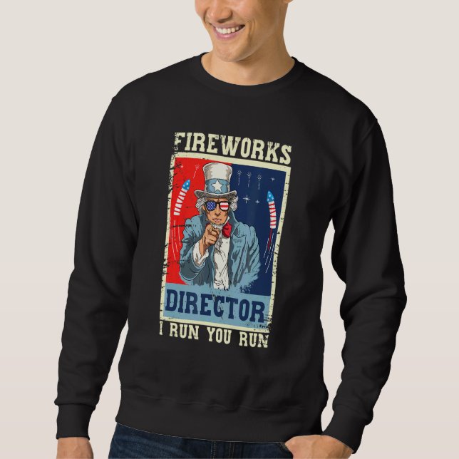 Moletom Diretor de Fireworks Tio Sam Retro Eu Ligo Você Co (Frente)