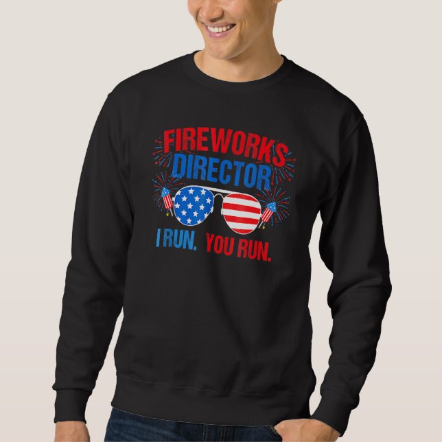 Moletom Diretor Do Fireworks Eu Lhe Lanço Em 4 De Julho (Frente)