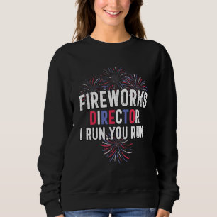 Moletom Diretor do Fireworks Eu o executo no dia 4 de julh