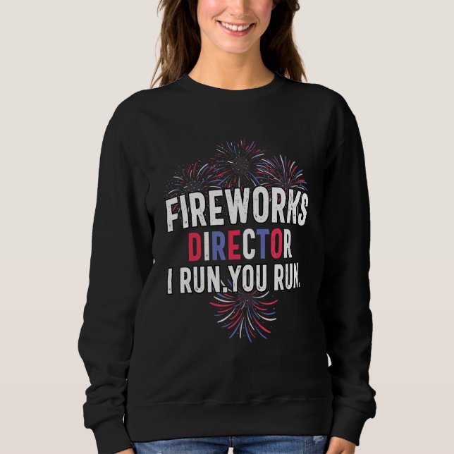Moletom Diretor do Fireworks Eu o executo no dia 4 de julh (Frente)