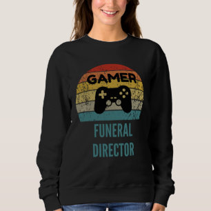 Moletom Diretor Funerário Gamer Vintage Anos 60 70s Jogos