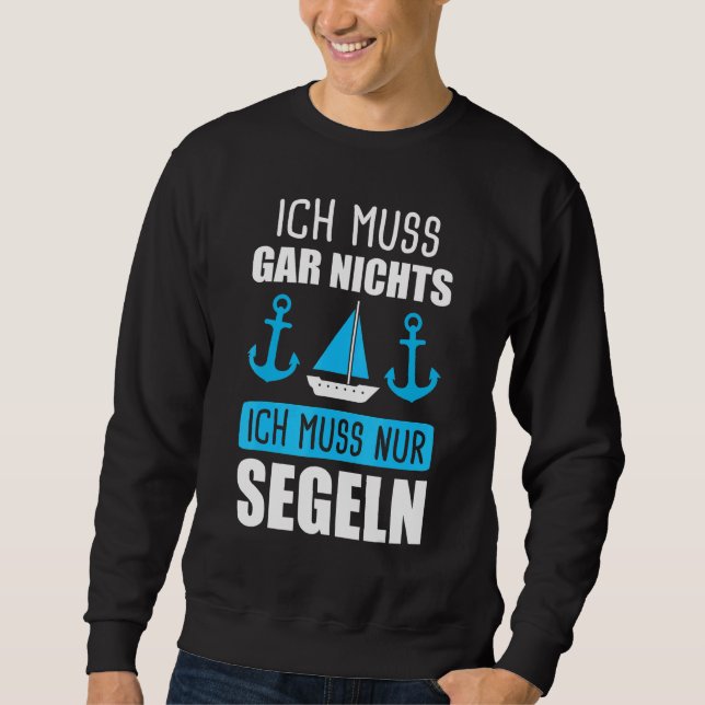 Moletom Dirigente do Marinheiro Capitão à vela (Frente)