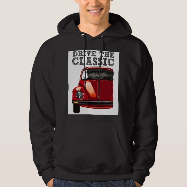 Moletom dirigir o clássico Fusca VW (Frente)