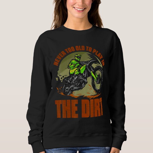 Moletom Dirt Bike Rider Motocross Enduro Dirt Biking (Frente)