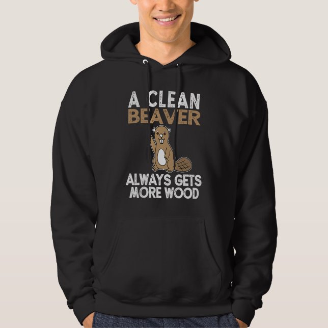 Moletom Dirty Funny Adult Clean Beaver Wood (Frente)