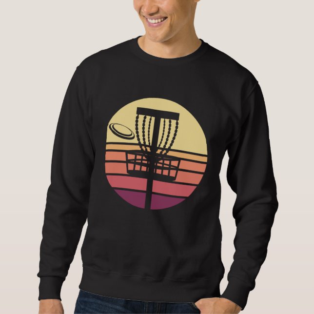 Moletom Disc Golf Retro Sunset (Frente)