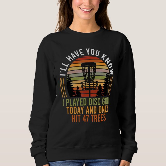 Moletom Discgolfer Dizendo Retro Discgolf Humor Disk Golf (Frente)