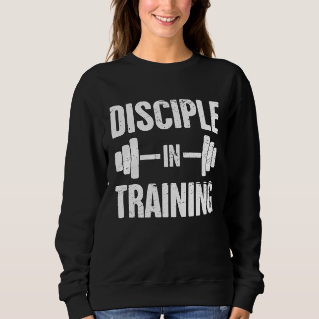 Moletom Discípulo Atleta Cristão Treino Cristão (Frente)