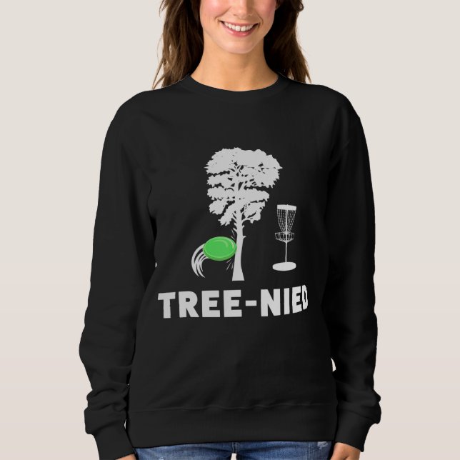 Moletom Disco de Treejeção Golf Árvore Engraçada Frisbee D (Frente)
