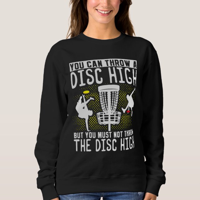 Moletom Disco Golf Disco Jokey Frisbee Golf Disco Golf 5 (Frente)