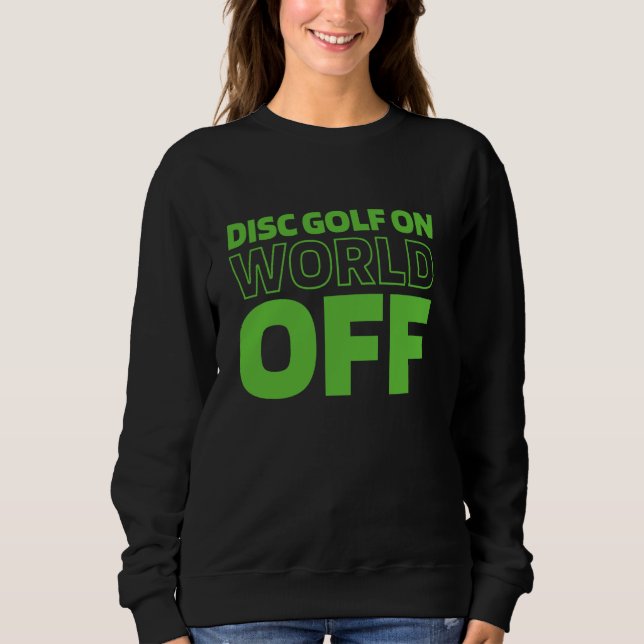 Moletom Disco Golf Frisbee Outdoor Sport - Golf Disco No T (Frente)
