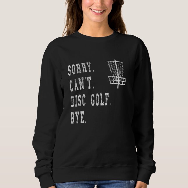 Moletom Disco Hilário Cesto de Golfe Disco Memória Golfer  (Frente)