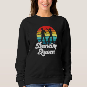 Moletom Disco Retro Sunset Dançando Rainha 1
