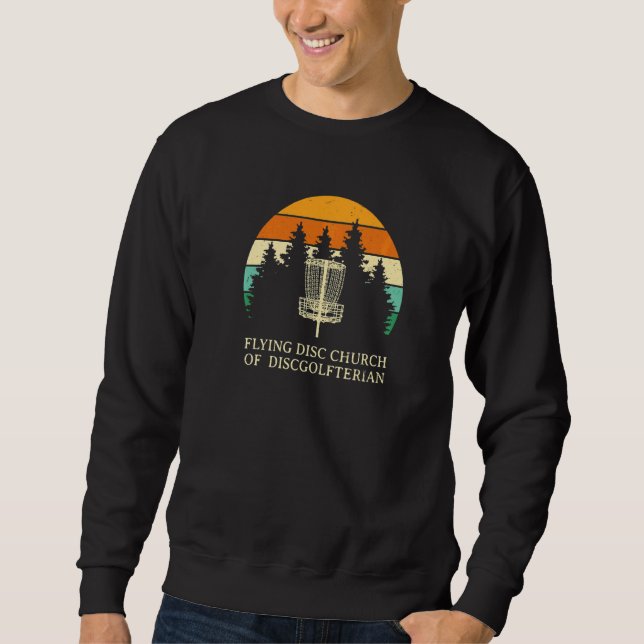 Moletom Disco Voador Igreja Disco Golf Humor Golfe Pai Jok (Frente)