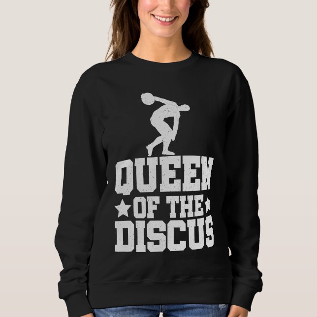 Moletom Discus Thrower Queen Of The Discus Discus Throwing (Frente)