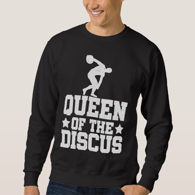 Moletom Discus Thrower Queen Of The Discus Discus Throwing (Frente)