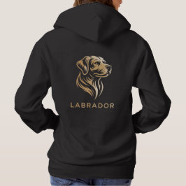 Moletom Diseño Premium de Labrador en Dorado