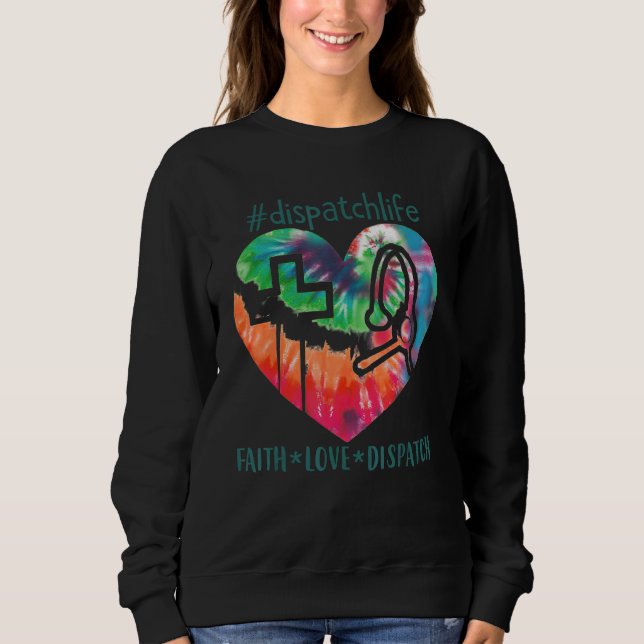 Moletom Dispatchlife Fé Amor Envio de Natal Para a Mamãe (Frente)