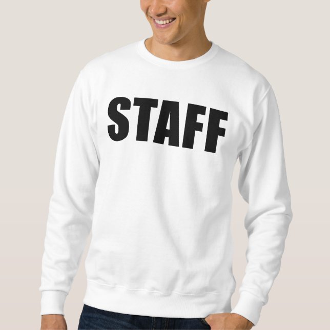 Moletom Dispositivo de Tripulação de Segurança do Funciona (Frente)