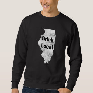 Moletom Distante Illinois Beber Local