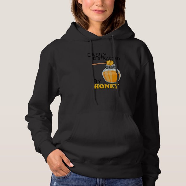 Moletom Distracted by Honey Natural Bee Keeping   (Frente)