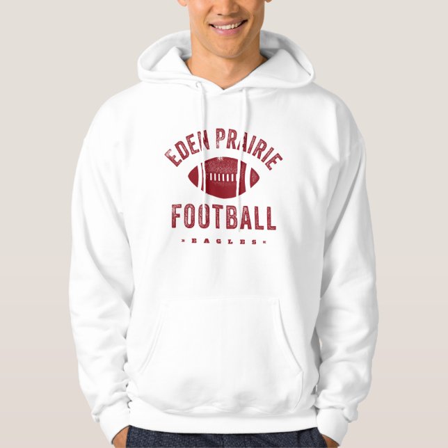 Moletom Distressed Eden Prairie Football  (Frente)