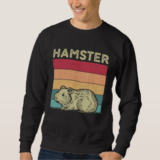 Moletom Distressed Hamster  Boys Girls Retro Style Hamster