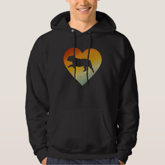 Moletom Distressed Heart Retro Style Men Women French Bull