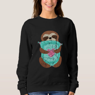 Moletom Distressed Lazy Animal Sleepy Sloth Sleep Men Wome