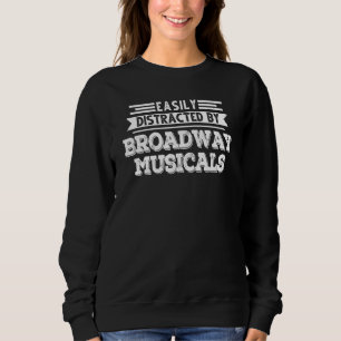 Moletom Distribuído Facilmente Pela Broadway Musicals Broa