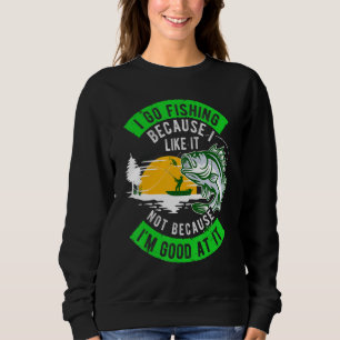 Moletom Dito de Pescador Hobby de Pesca Eu vou pescar porq