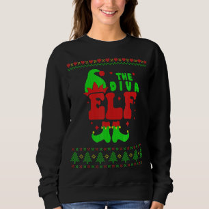Moletom Diva Elf Family Matando Feia De Natal Pj
