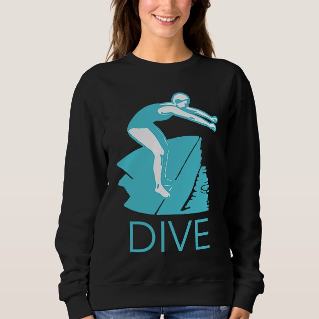 Moletom DIVE Encourage Inspire Motivate Boost Support Retr (Frente)