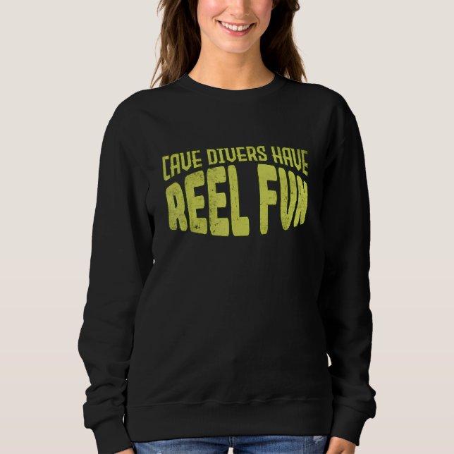 Moletom Divers De Caverna Têm Muito Diversão (Frente)