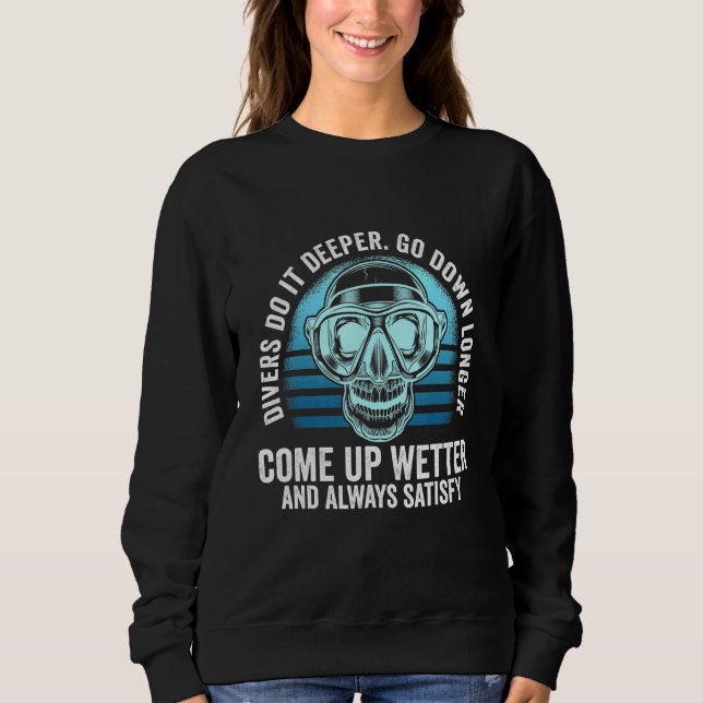 Moletom Divers Do It Deeper Go Down Longe Venha Mais Para  (Frente)