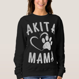 Moletom Diversão Akita Mama Gift Pet Lover Roupa Dog Akita