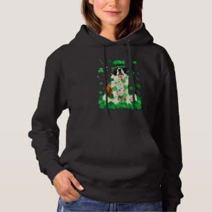 Moletom Diversão Bernard Dog Rua Patrick S Day Irish Shamr