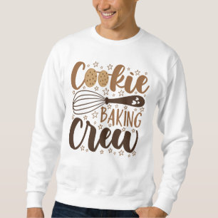 Moletom Diversão Cookie Baking Crew Design