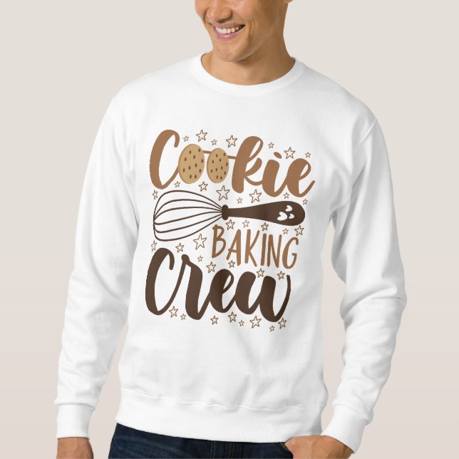 Moletom Diversão Cookie Baking Crew Design (Frente)