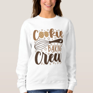 Moletom Diversão Cookie Baking Crew Design