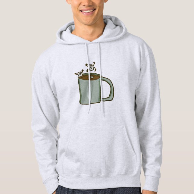 Moletom Diversão de marshmallow em uma caneca (Frente)