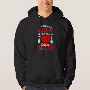 Moletom Diversão Meu Jogador de Boxas Favorito Me Chama Mã