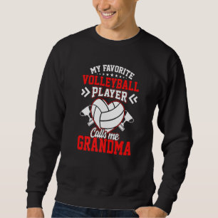 Moletom Diversão Meu Jogador De Voleibol Favorito Me Chama