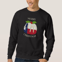 Diversão | TEXAS | Camisa-T de pudim de Natal