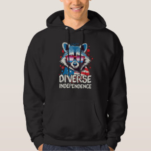 Moletom Diverse Independência Guaxinim Óculos de Sol Bigê