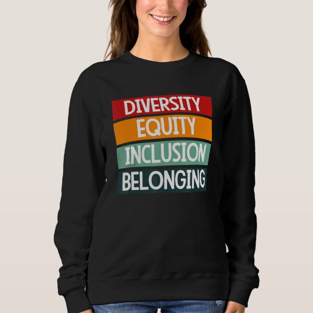 Moletom Diversity Equity Inclusion Belonging 1 (Frente)